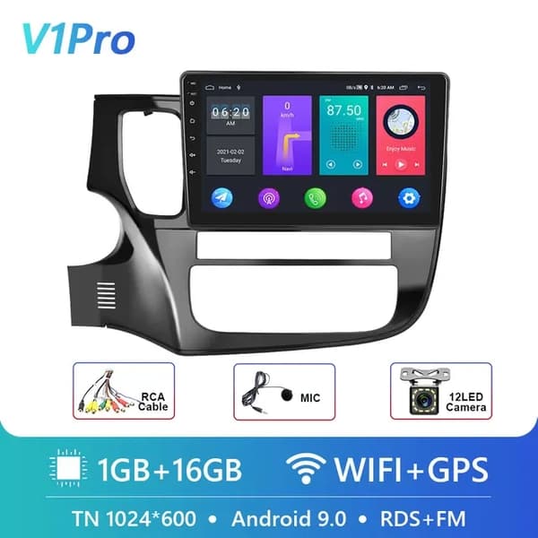 Auton radio, Android 4G, Carplay, 16G mikrofoni
