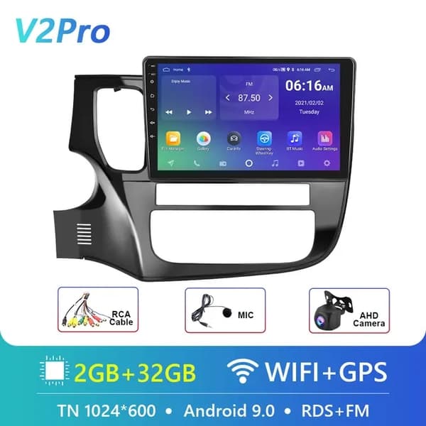 Auton radio, Android 4G, Carplay, 16G mikrofoni