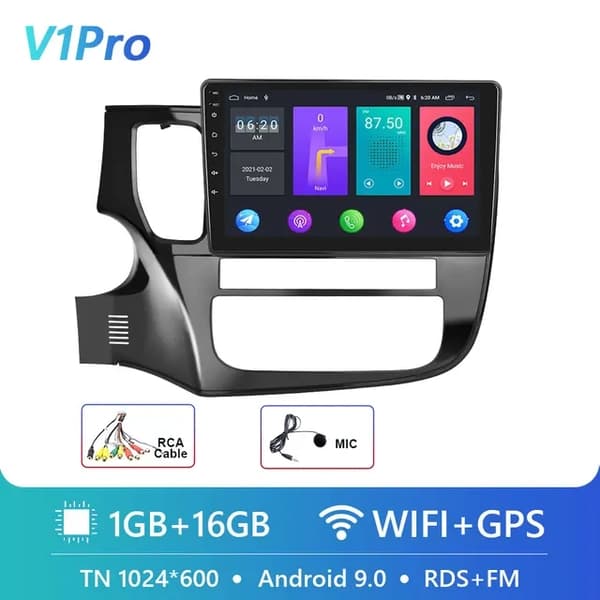 Auton radio, Android 4G, Carplay, 16G mikrofoni