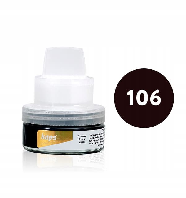 Kaps Delicate Cream rensende og plejende creme med applikator til læder