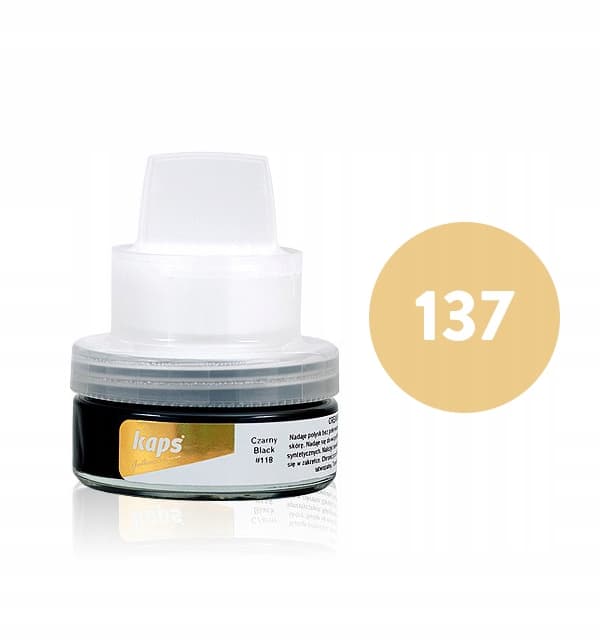Kaps Delicate Cream rensende og plejende creme med applikator til læder