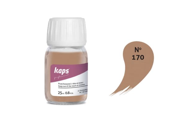 Färg för naturligt läder med en förberedelse - Kaps Super Color + Preparer