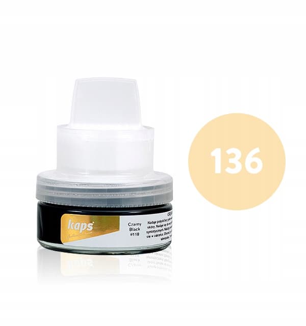 Kaps Delicate Cream rensende og plejende creme med applikator til læder