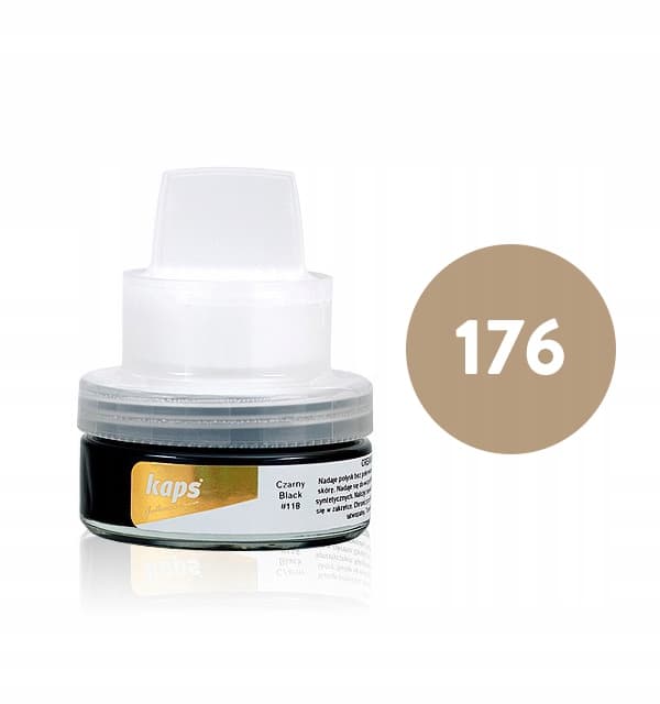 Kaps Delicate Cream rensende og plejende creme med applikator til læder