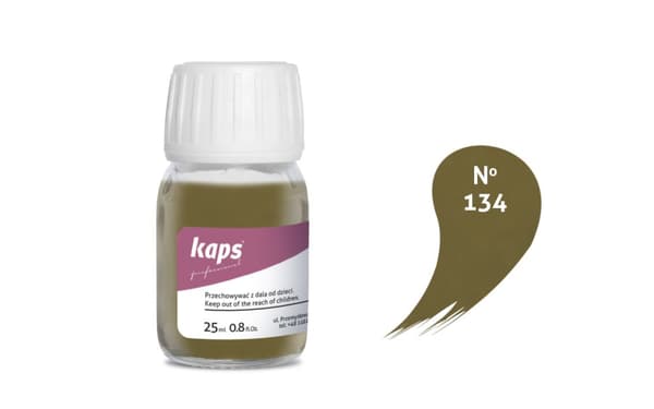Färg för naturligt läder med en förberedelse - Kaps Super Color + Preparer