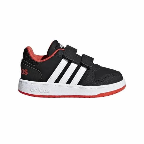 Sportssko til børn Adidas Hoops 2.0 Sort - 21