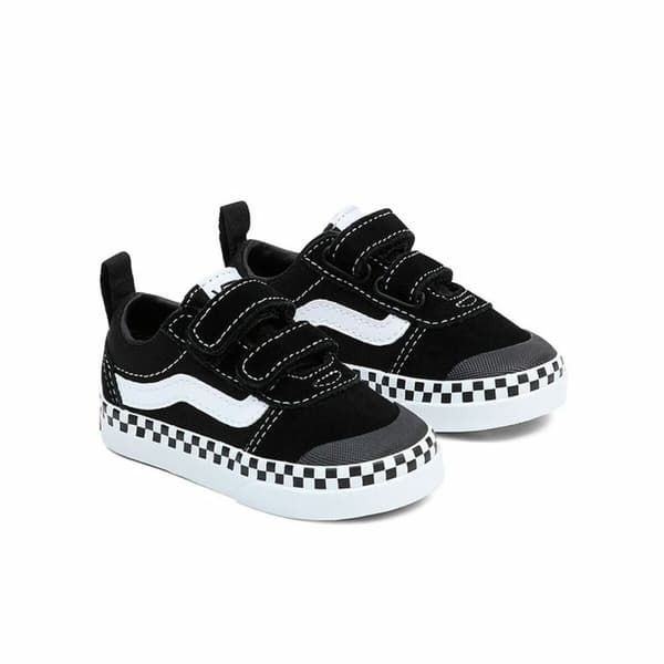 Kondisko til Børn Vans Ward Checker Foxing Sort - 36.5