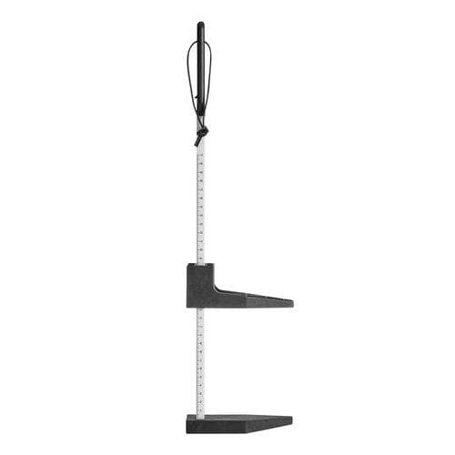 mätsticka fot, fotmätare barn, SPRINGYARD METAL FOOT MEASURER