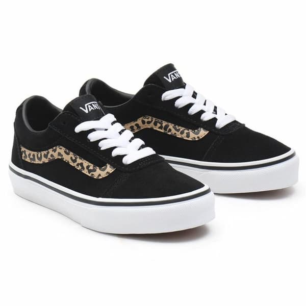 Kondisko til Børn Vans Ward Suede Sort Leopard - 27