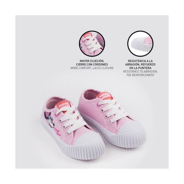 Sportskor Casual Minnie Mouse Barn Rosa - 35