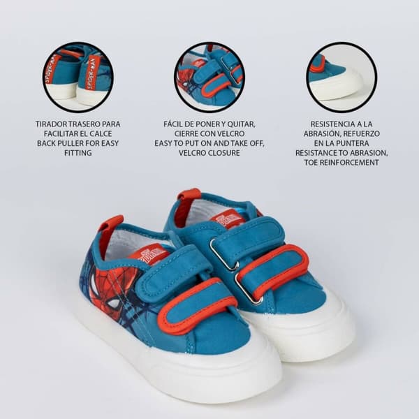 Sportssko for barn Spider-Man Blå - 32