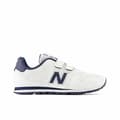 Pikkukuva 4 / 11: Lasten rennot kävelykengät New Balance 500 Hook Loop Valkoinen - 31