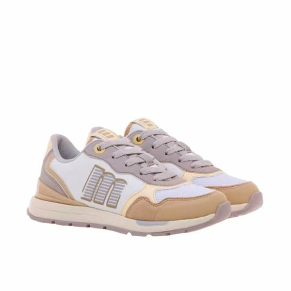 Sportskor Casual Mustang Compact Vit Ljusbrun - 36
