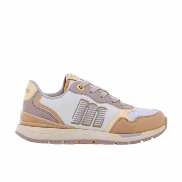Sportskor Casual Mustang Compact Vit Ljusbrun - 35