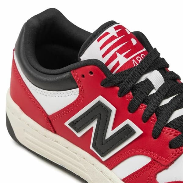 Lasten urheilukengät New Balance 480 Valkoinen Punainen - 37