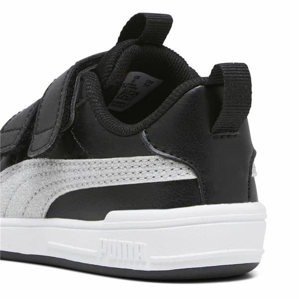 Kondisko til Børn Puma Multiflex Glitz Sort - 25