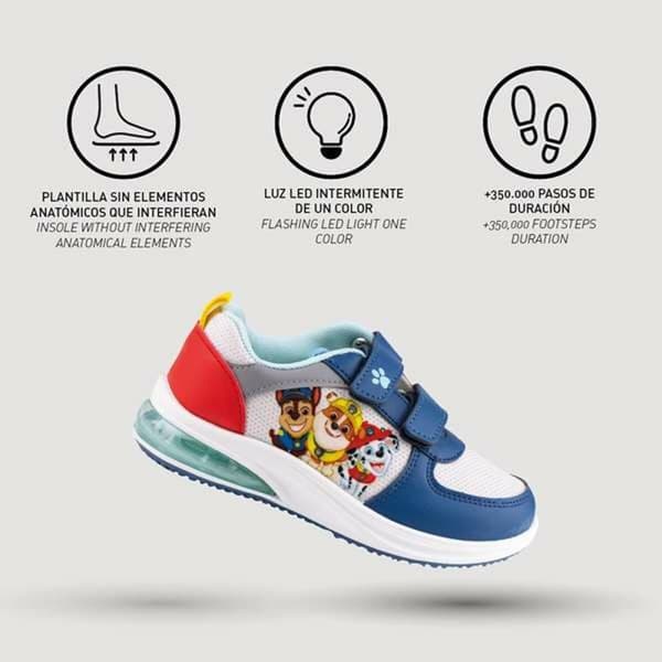 Lasten rennot kävelykengät The Paw Patrol Sininen Velcro