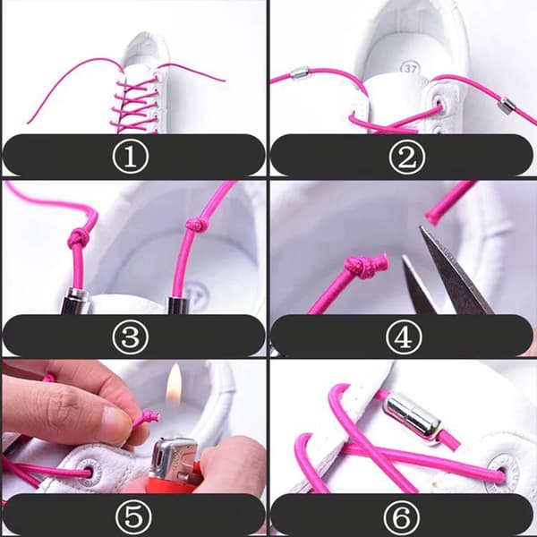 Smidiga Elastiska Skosn�ren (Metall L�s)