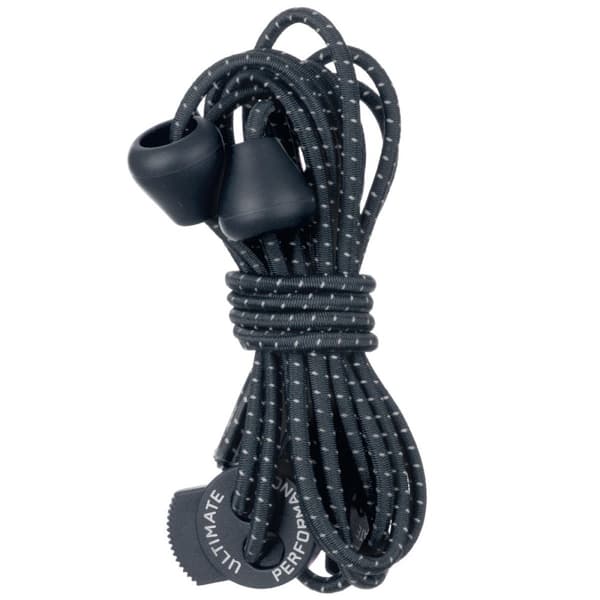 Ultimate Performance Elastic Shoe Laces Black One Size