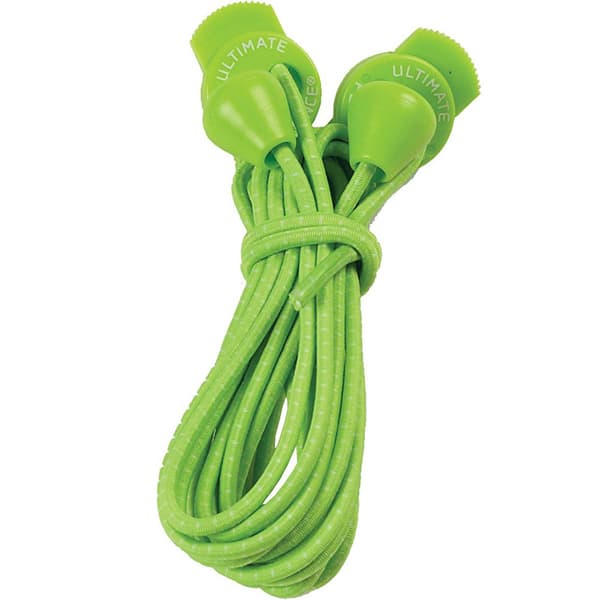 Ultimate Performance Elastic Shoe Laces Fluorescent Lime One Size