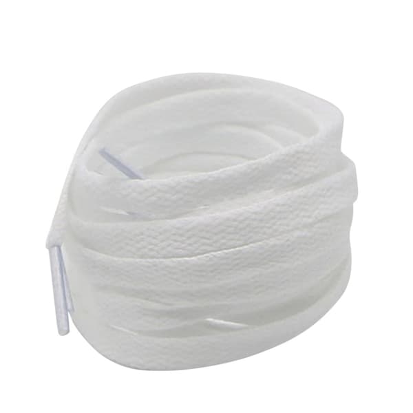 Precision Oval Shoe Laces White 180cm