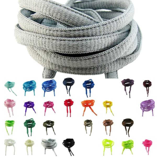 Skosnören för sneakers - Ovala [130 cm] - Flera färgval