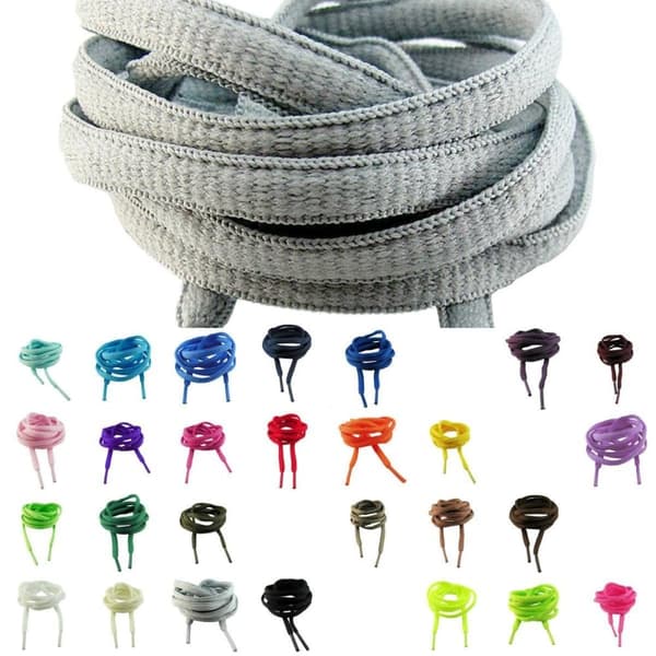 Snørebånd til sneakers - Ovale [130 cm] - Flere farvevalg