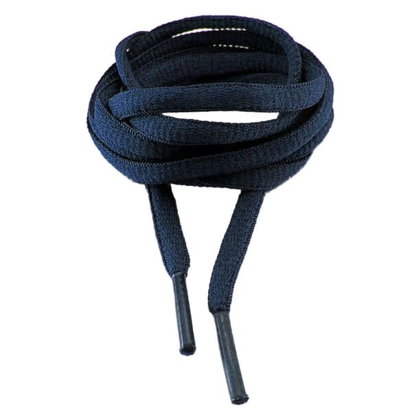 Kengännauhat lenkkareihin - Soikeat [130 cm] - Useita värivaihtoehtoja Marine sininen One-size