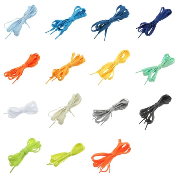 Skosnören för sneakers - Platta [120 cm]