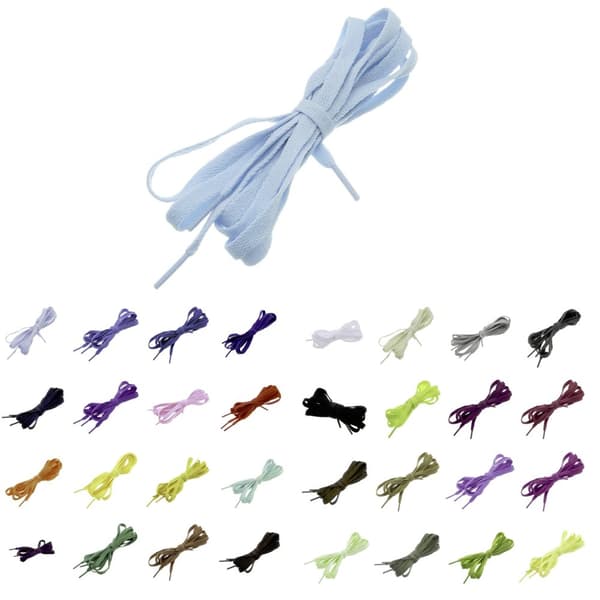 Skosnören för sneakers - Platta [120 cm] - Flera färgval