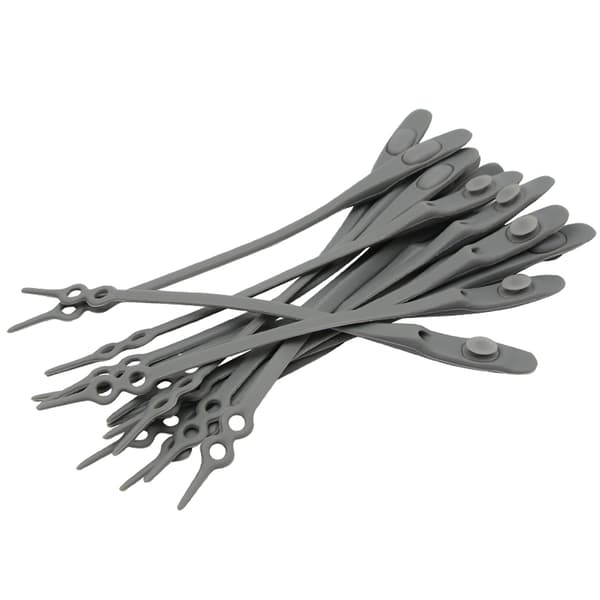Smidiga 14-Pack Silikon Skosnöre