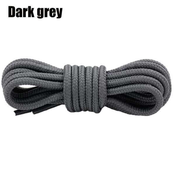 1-Par Stilrena Slittåliga Polyester Skosnören (0.7M/0.9M/1.2M/1.5M) Mörkgrå Mörkgrå, 1.5M