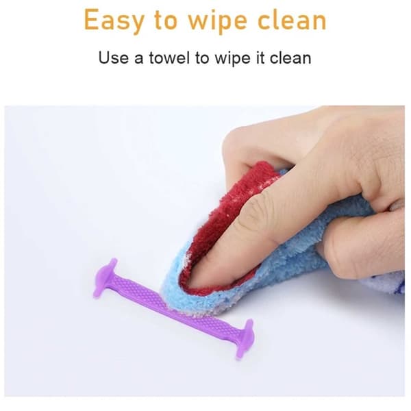 Elastic Laces Silikon - For alle slags sko hvite