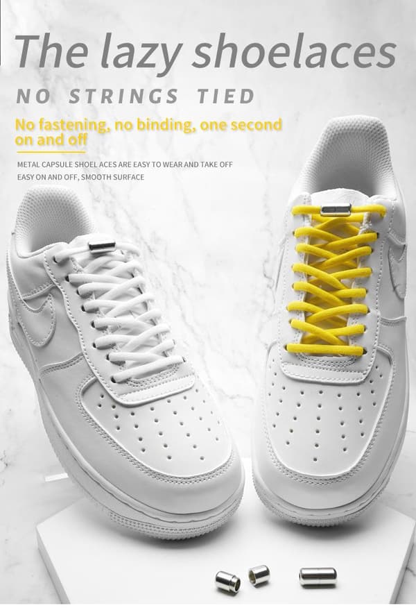 Knytfri elastiske skolisser - One size -