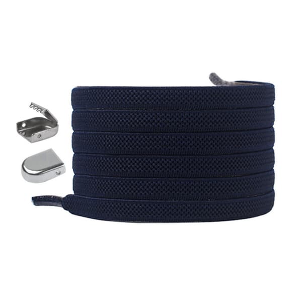 Elastiska Skosnören (Flertalet färger) Navy