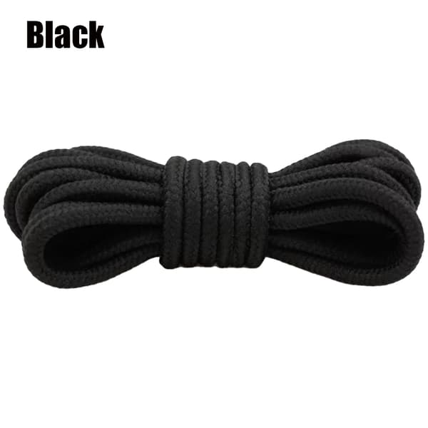 Extra Starka Skosnören i Polyester (Flera färger & längder) Svart Svart, 1.5M