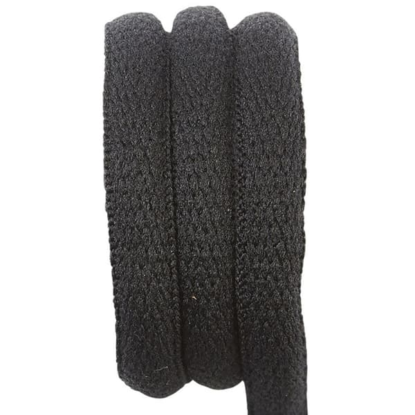 Grafters Oval Textile Trainer Laces Black 110 cm