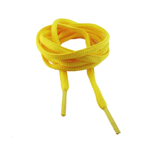 Skosnören - Runda - Ovala [180 cm] Gul One-size