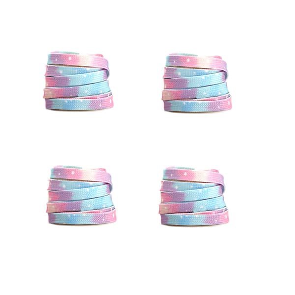 INF Flate skolisser med Tie-Dye-trykk, 2 par