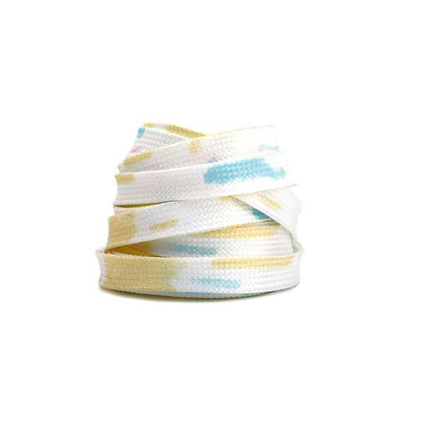 INF Platta Skosnören med Tie-Dye Tryck, 2 par