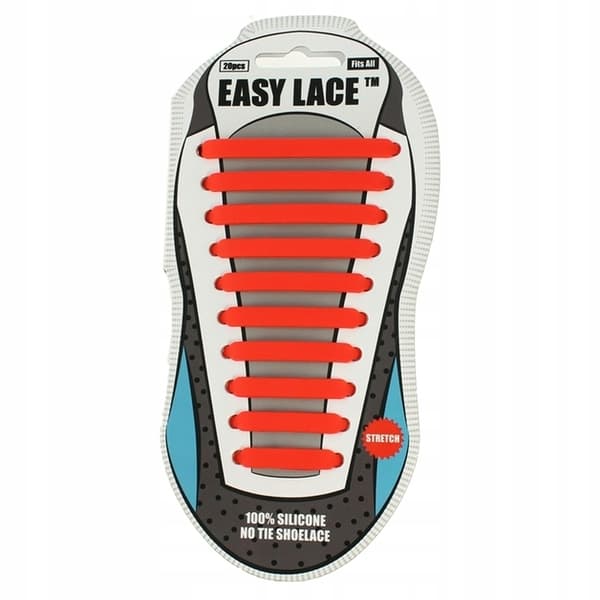 Silikonskosnören utan knyta, 12 färger Easy Lace