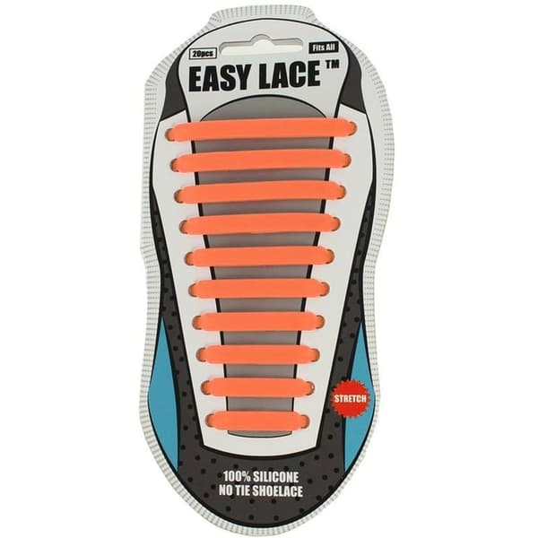 Silikonskosnören utan knyta, 12 färger Easy Lace