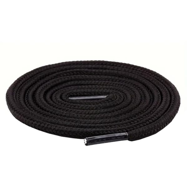Skosnören för sneakers - Runda [120 cm] - Flera färgval Svart One-size