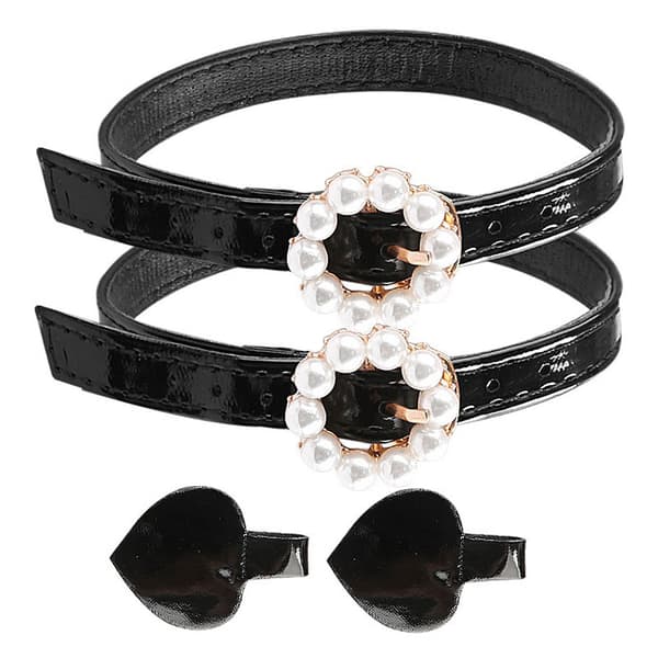 INF Pearl Shoe Spännen för klackar, Anti-Slip Shoe Clips 0