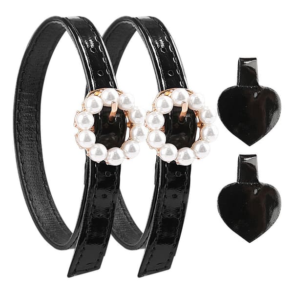 INF Pearl Shoe Spännen för klackar, Anti-Slip Shoe Clips 0