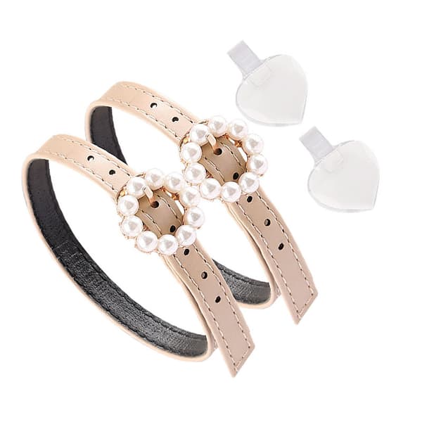 INF Pearl Shoe Spännen för klackar, Anti-Slip Shoe Clips 0