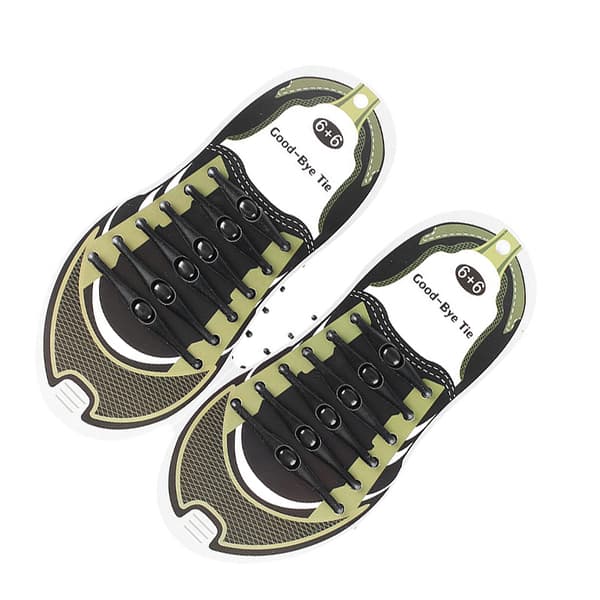 INF Silikonskonband - Elastiska skosnören utan knut för sneakers