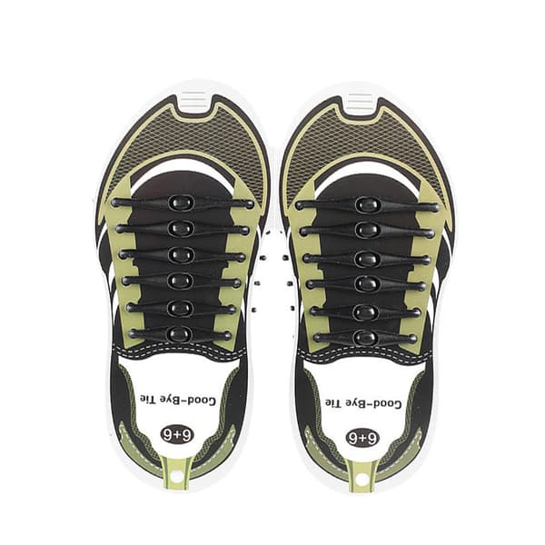 INF Silikonskonband - Elastiska skosnören utan knut för sneakers