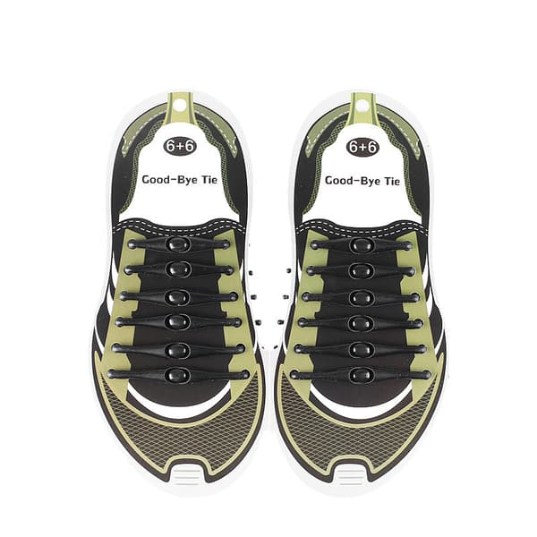 INF Silikonskonband - Elastiska skosnören utan knut för sneakers