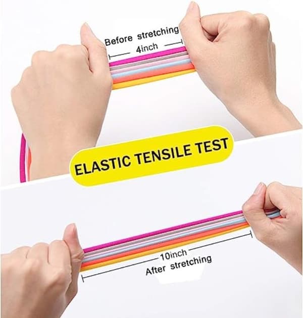 Elastic Knytfria Skosnören - Röd